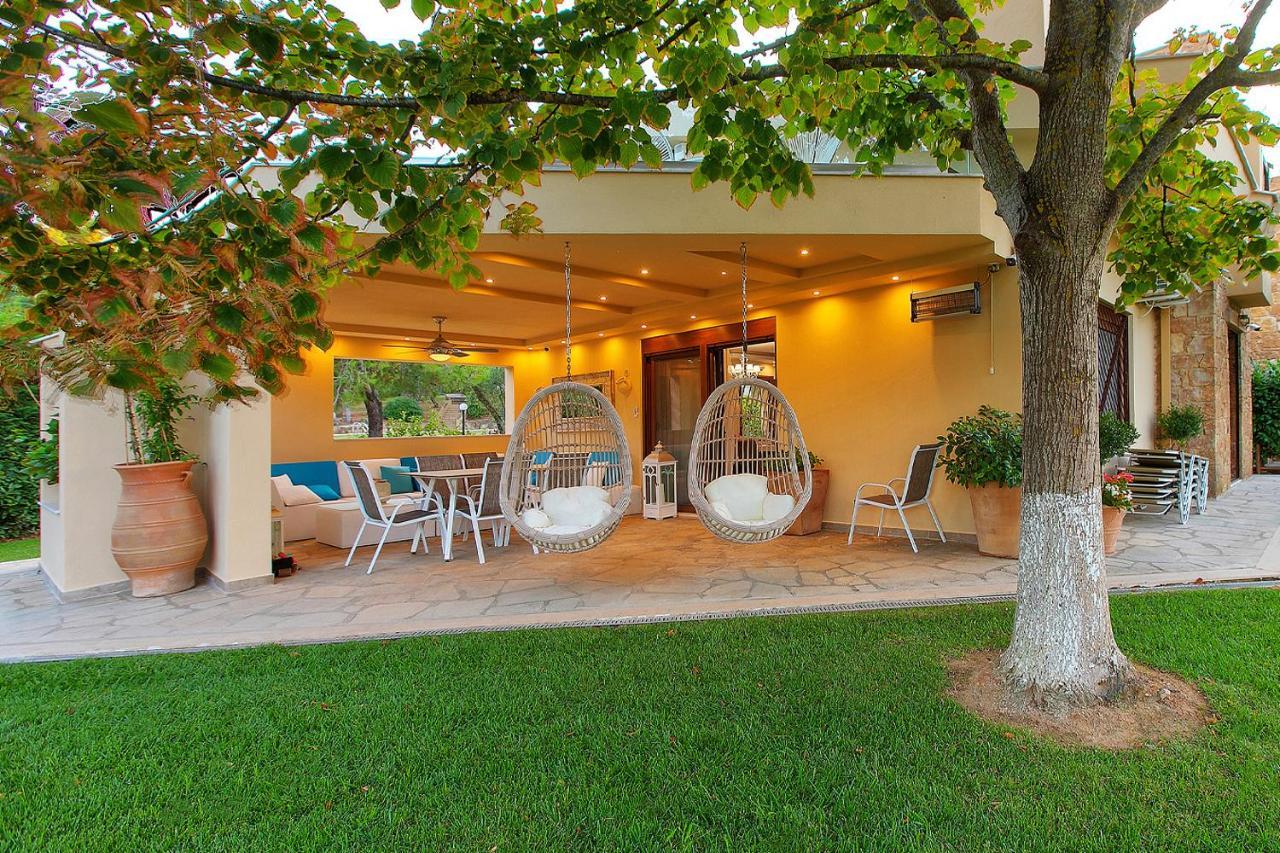 Anemone Villa With Outdoor Hot Tub, Sani Luxury Villas Collection Exterior photo